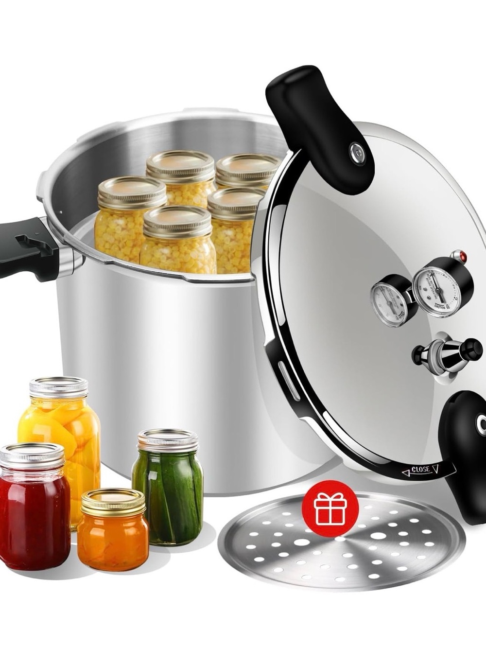 25L Pressure Canner, large Pressure Cooker